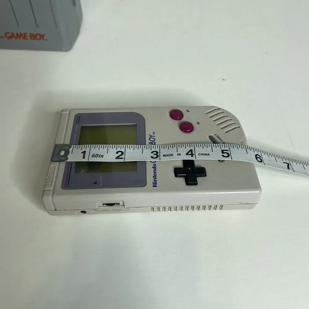 Vintage Nintendo Gameboy Handheld System - Gray With Hard Plastic Case 1989 Rare